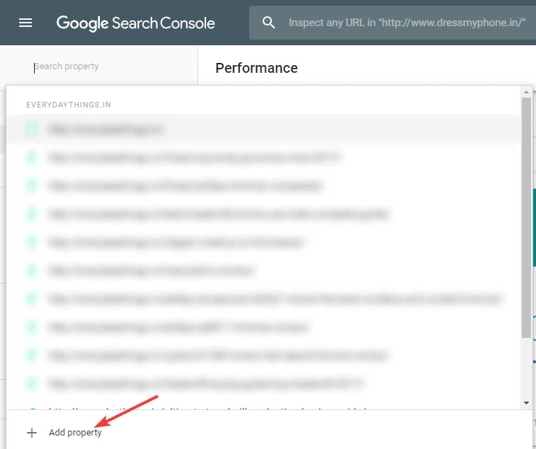 google search console