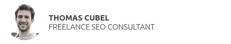 Thomas Cubel Freelance SEO consultant