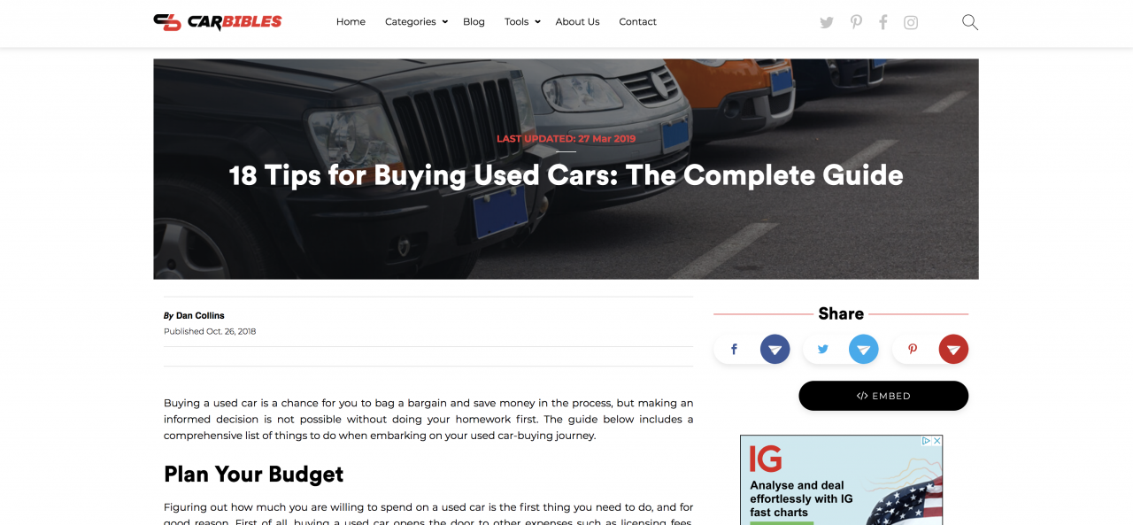 Car Bibles Buying Used Cars Tips