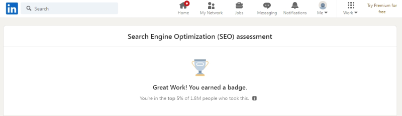 LinkedIn 的 SEO 评估