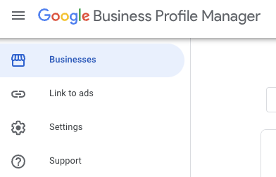 管理您的 Google 商家资料，然后导航到 business.google.com。
