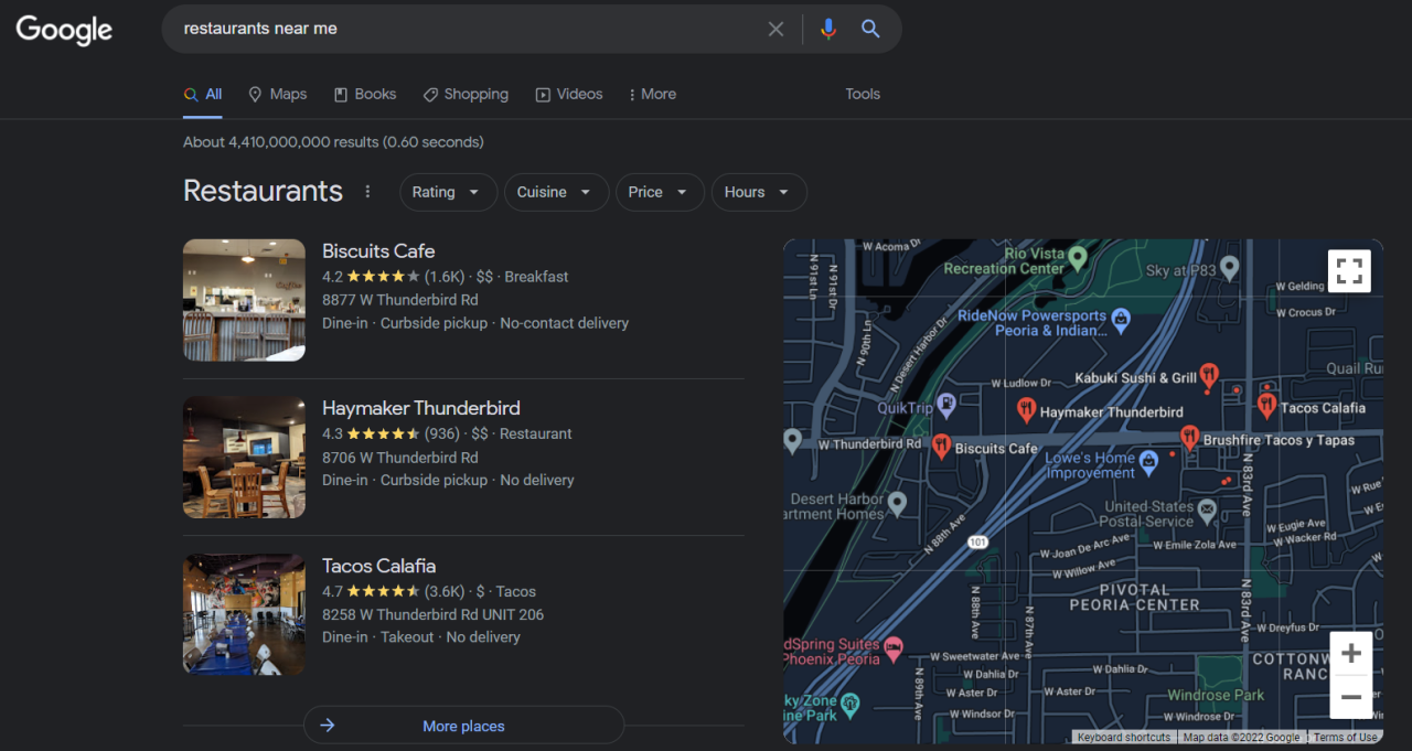 Google 本地搜索
