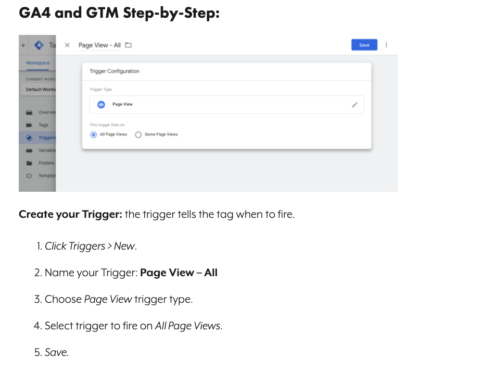 如何使用 GTM_screenshot 安装 GA4