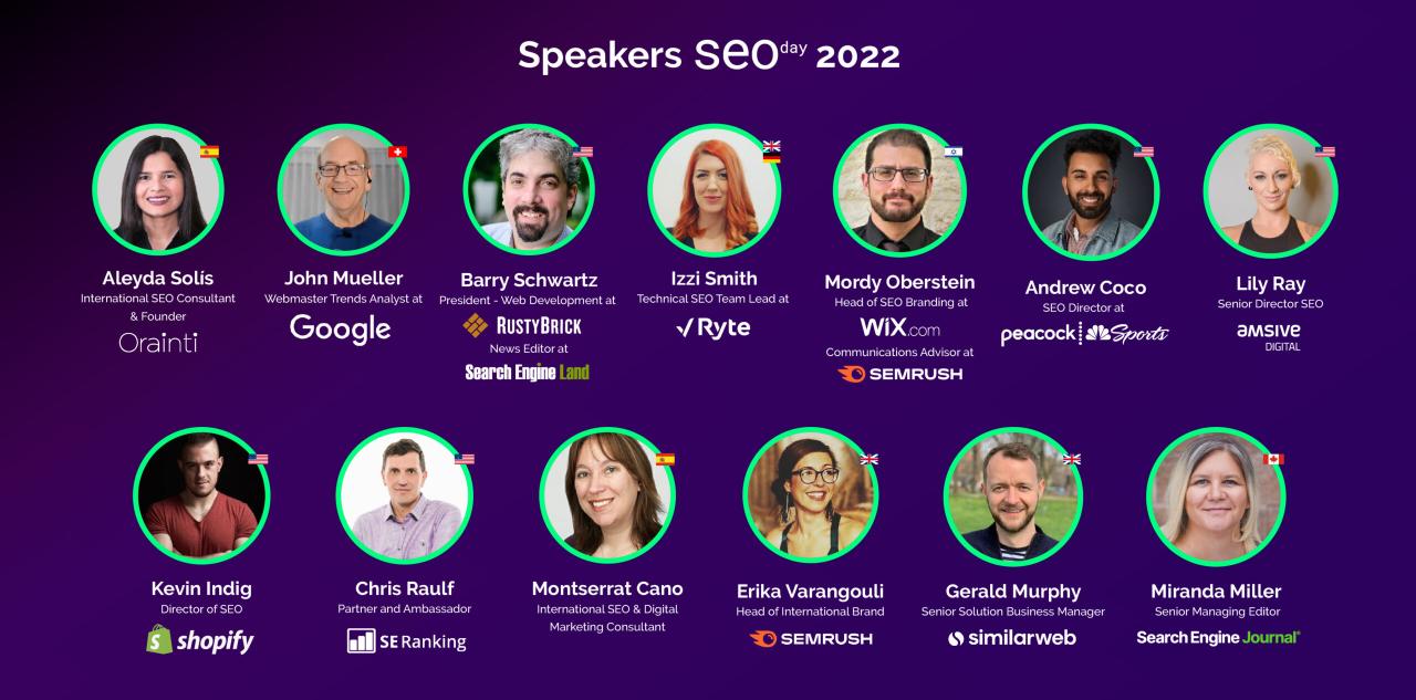 SEOday 2022：3 种语言中最大的 SEO 活动
