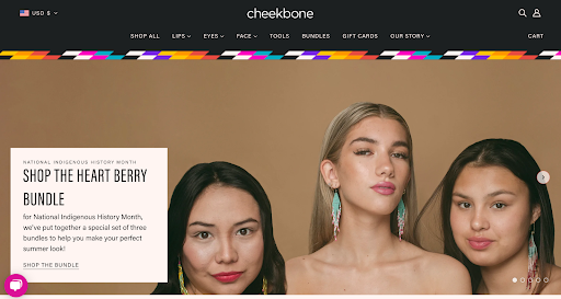 颧骨美容 shopify 商店