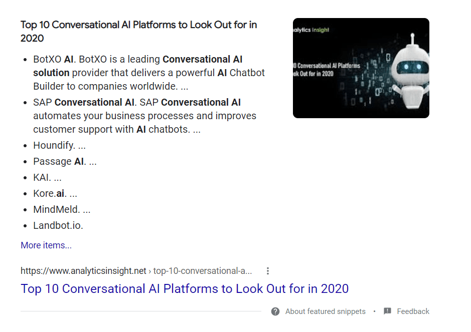 2020 年值得关注的 10 大对话 AI 平台精选片段